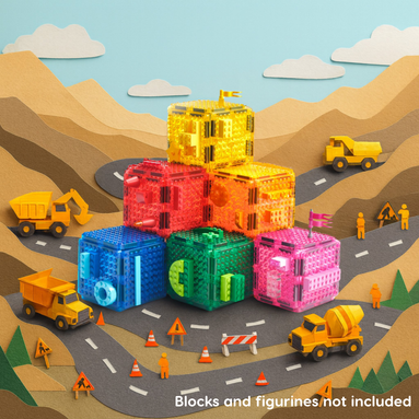 Construction Set | Magnetic Building Tiles | Shop Imagimags Toys